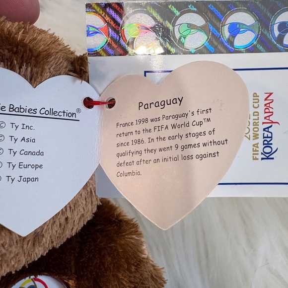 Ty FIFA Paraguay Champion Beanie Baby - Picture 2 of 4